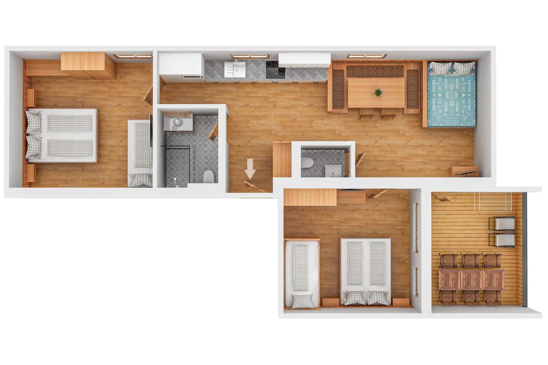 Berghaus Schroecken - Hotel Apartments Spa Dış mekan fotoğraf